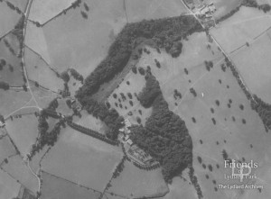 Aerial view of Lydiard Park and environs, 1940