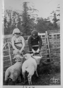 Photographs (10) of Rumming family at Park Farm, Lydiard Tregoze, 1930s