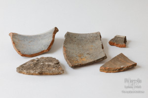Pottery sherds from Walled Garden vicinity, Lydiard Park