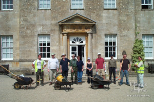 Archaeology volunteers, June 2004