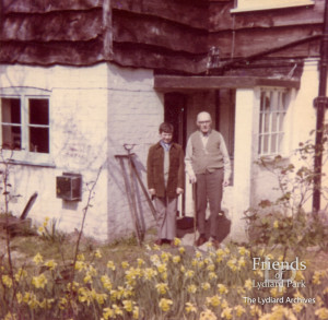 Photographs (2) of 6th Vsct. Bolingbroke and local boy at Moorhayes, 1971