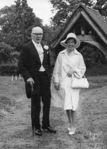 Photograph of 6th Viscount Bolingbroke and Miss Catherine McLean, 1960s
