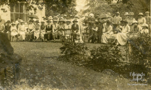 Photograph of garden party at Lydiard Tregoze Rectory, early 20th Century