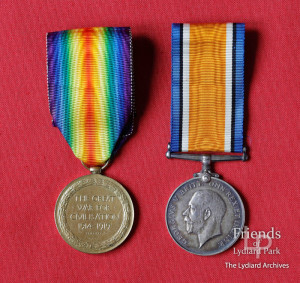 Campaign Medals awarded to Vernon St.John, 6th Viscount Bolingbroke, World War I