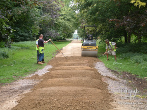 Restoration of avenue path, Lydiard Park, 2006