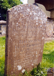 Graves (3) of Edmonds family, St. Mary's Lydiard Tregoze - 19th Century