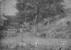 Photographs (4) of Edmonds agricultural engineering workshops, 19th Century