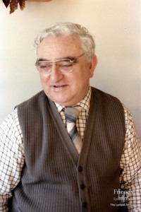 Photograph of Frank Rudler of Lydiard Tregoze, 1981