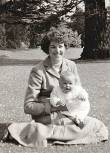 Photographs (3) of Diana and Frank Rudler and family, Lydiard Tregoze