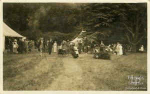 Photograph of Vernon St.John's 21st birthday party, Lydiard Park, 1917