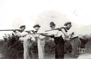 Photograph of rifle shooting at Hook, c1950s