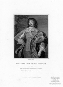 Engraving of William Villiers, Viscount Grandison
