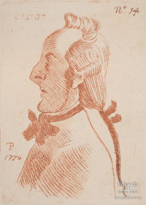 Satirical print of Hon. Col. Henry St.John, 1770