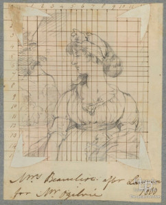 Drawing of Emily Charlotte Beauclerk by Henry Bone