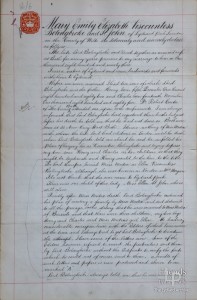Statutory Declaration to House of Lords by Viscountess Bolingbroke, 1917