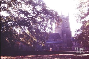 View of St. Mary's Lydiard Tregoze, 1972
